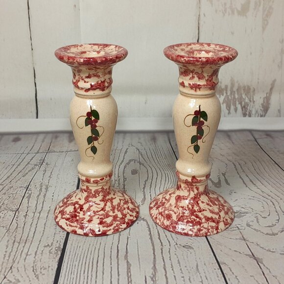 Heart Shaped Bowl And Candle Holder Set The Proper Place Winfield KS Spongewear - Picture 8 of 14